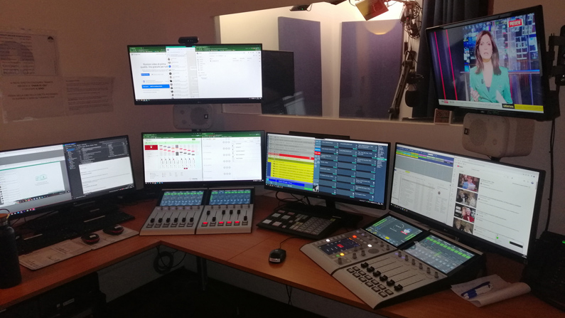 Giornale Radio Selects DHD.audio RX2 and TX Audio Mixers for New PCR and Live Transmission Studio