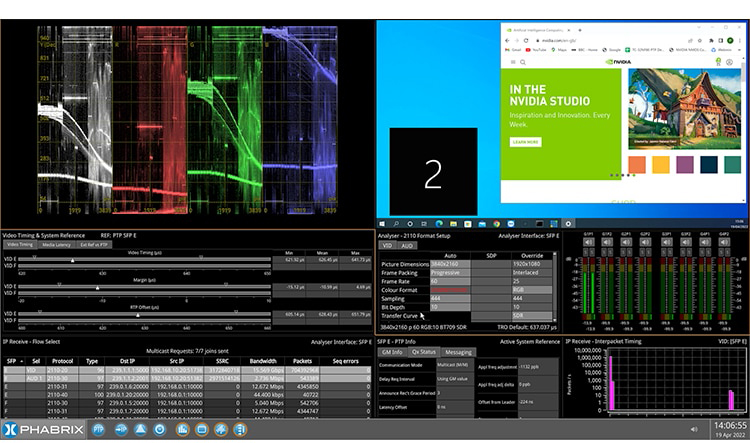 NAB 2023: PHABRIX to present UHD ST 2110 interoperability demo