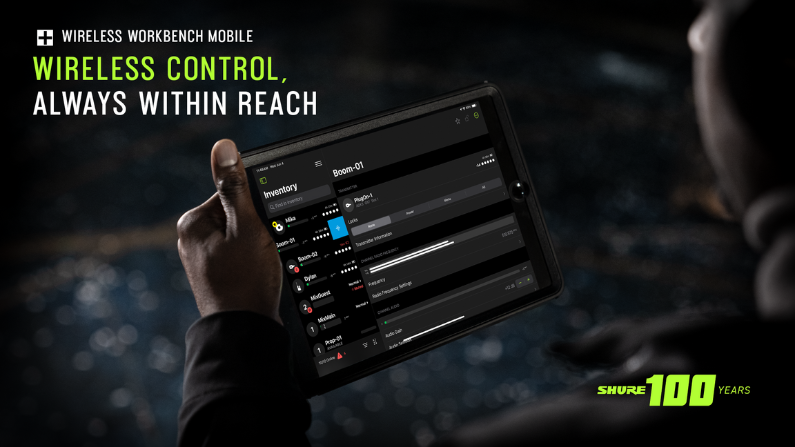 Shure’s New Wireless Workbench App Puts Pro Audio in Your Pocket